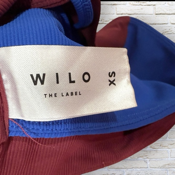 WILO THE LABEL Contrasting Color Band Seamless Sports Bra Size XS - Picture 3 of 4